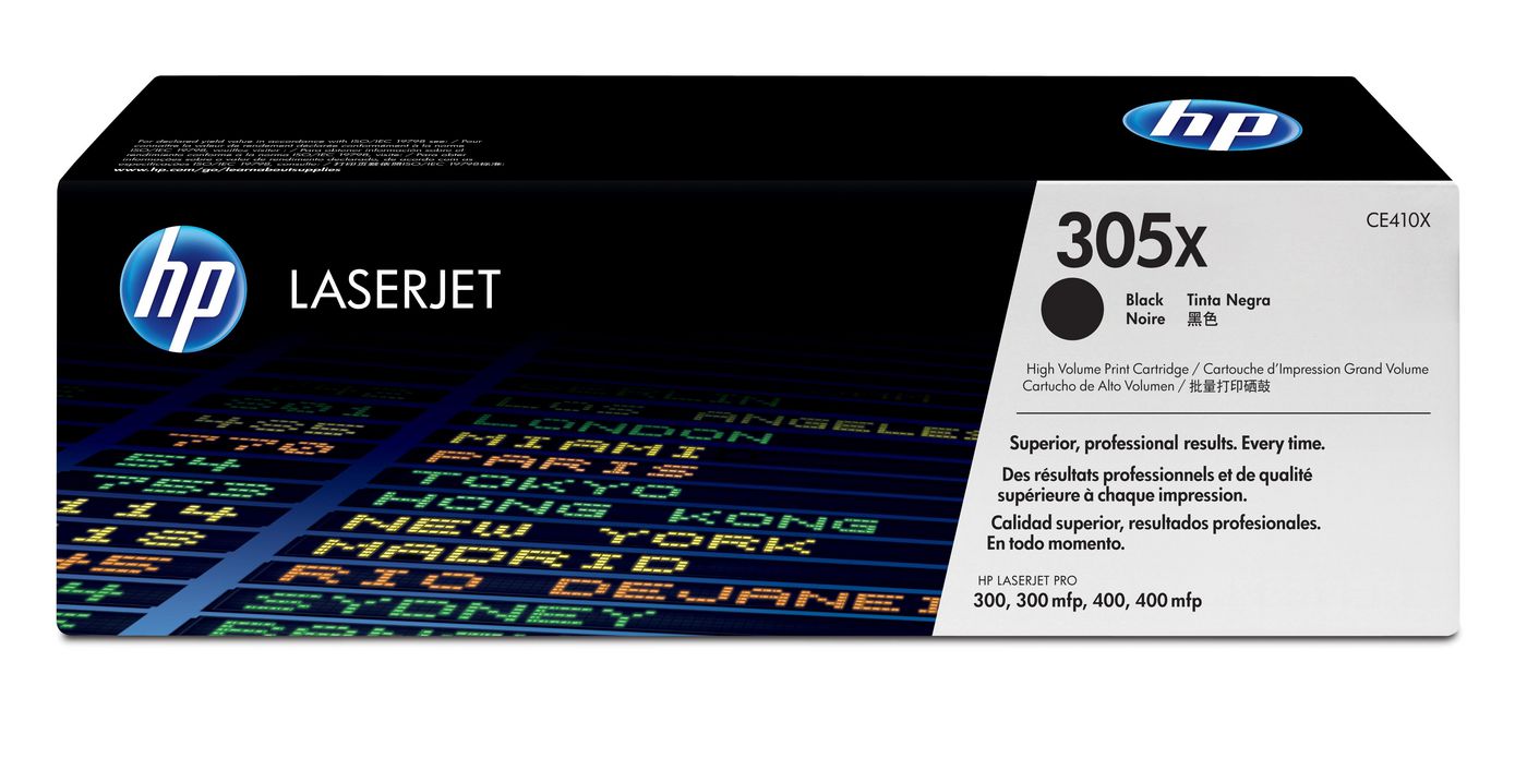 HP Toner 305X – schwarz, 4000 Seiten