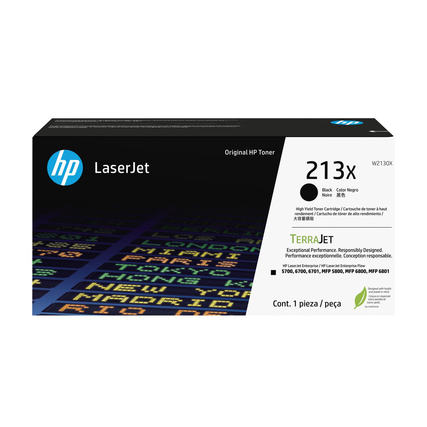 HP Toner 213X – Schwarz, 9000 Seiten