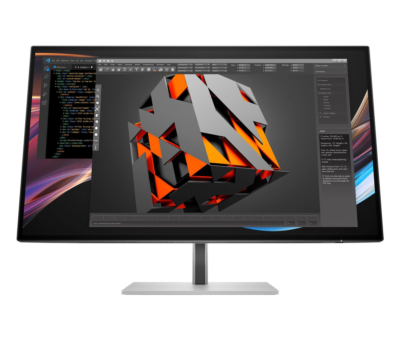 HP Series 7 Pro 727pk – Monitor, 27", Thunderbolt 4