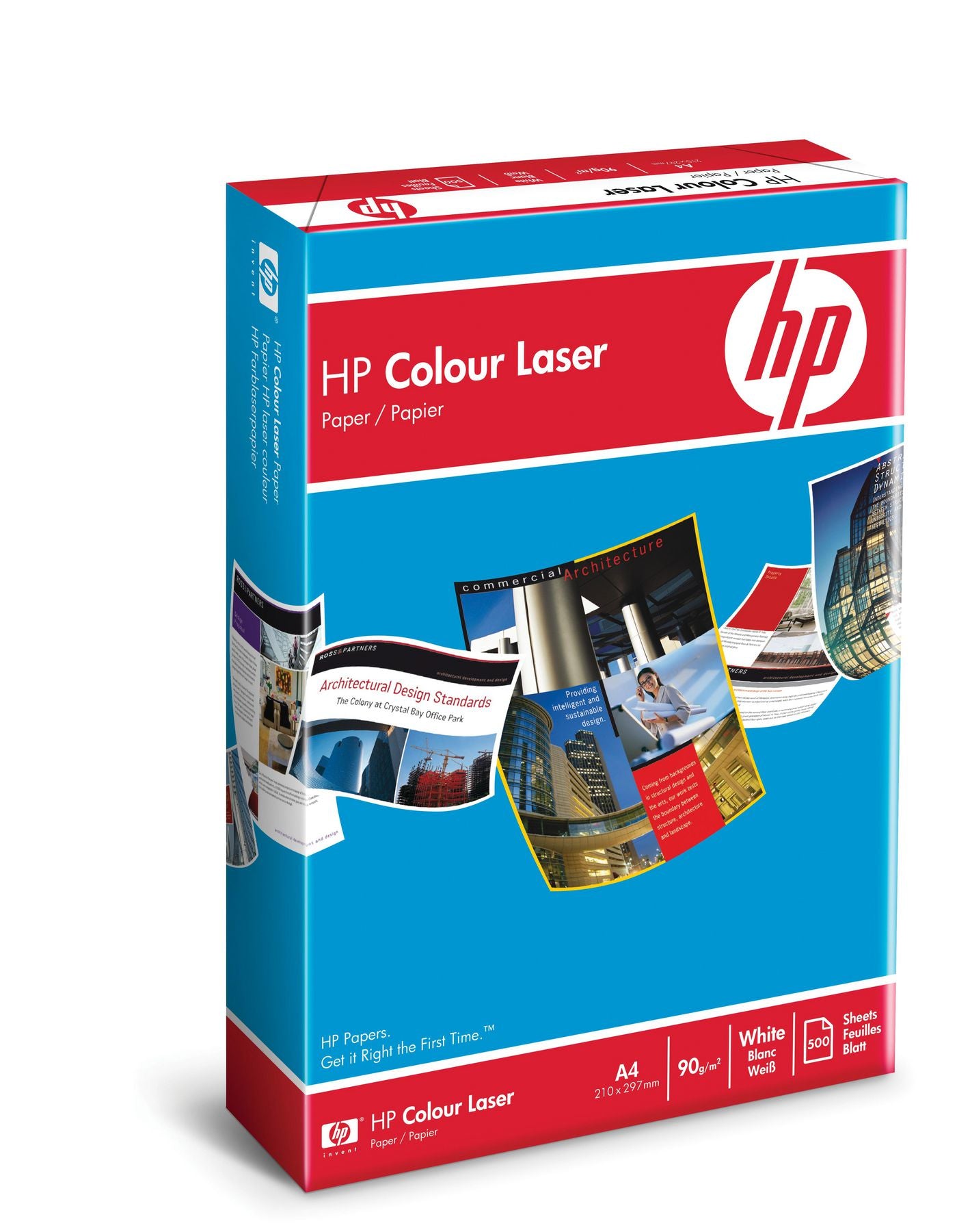 HP Laser-/Farblaserpapier matt weiss – A4, 90 g/m², 500 Blatt