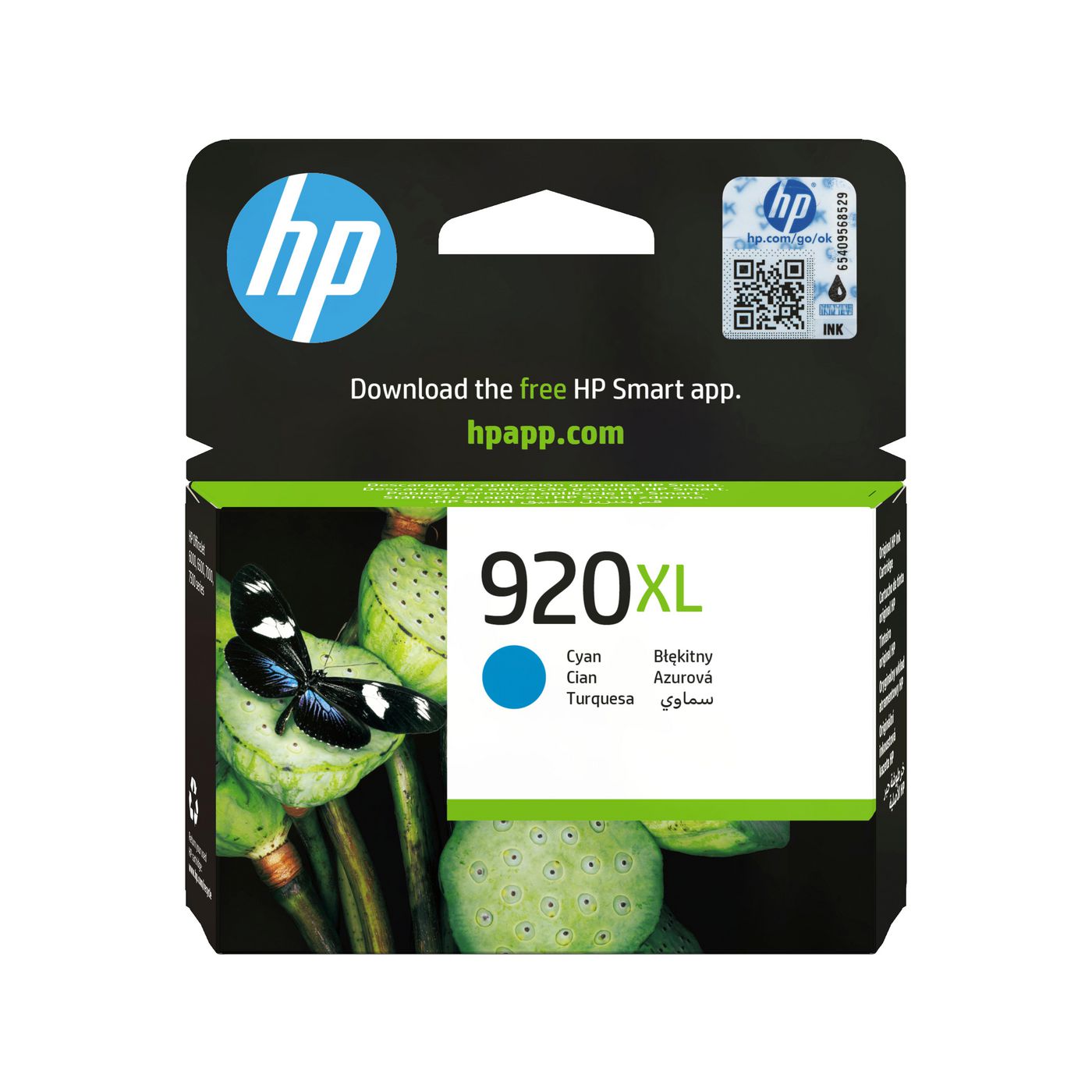 HP 920XL Cyan Tintenpatrone (Original) – 700 Seiten – für HP OfficeJet 7500A
