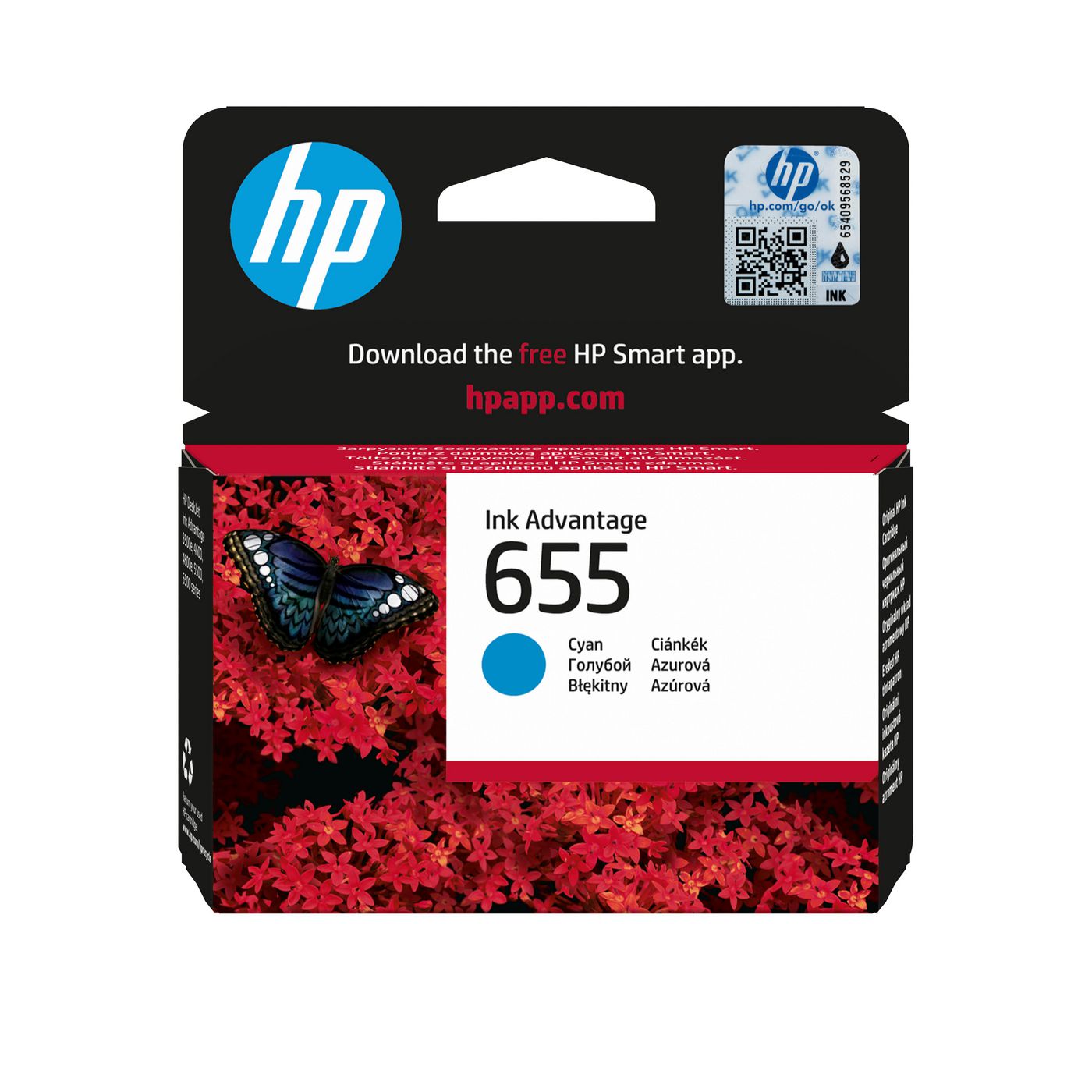 HP 655 Schwarz Tintenpatrone (Original) – 550 Seiten – für HP 655 – CZ109AE