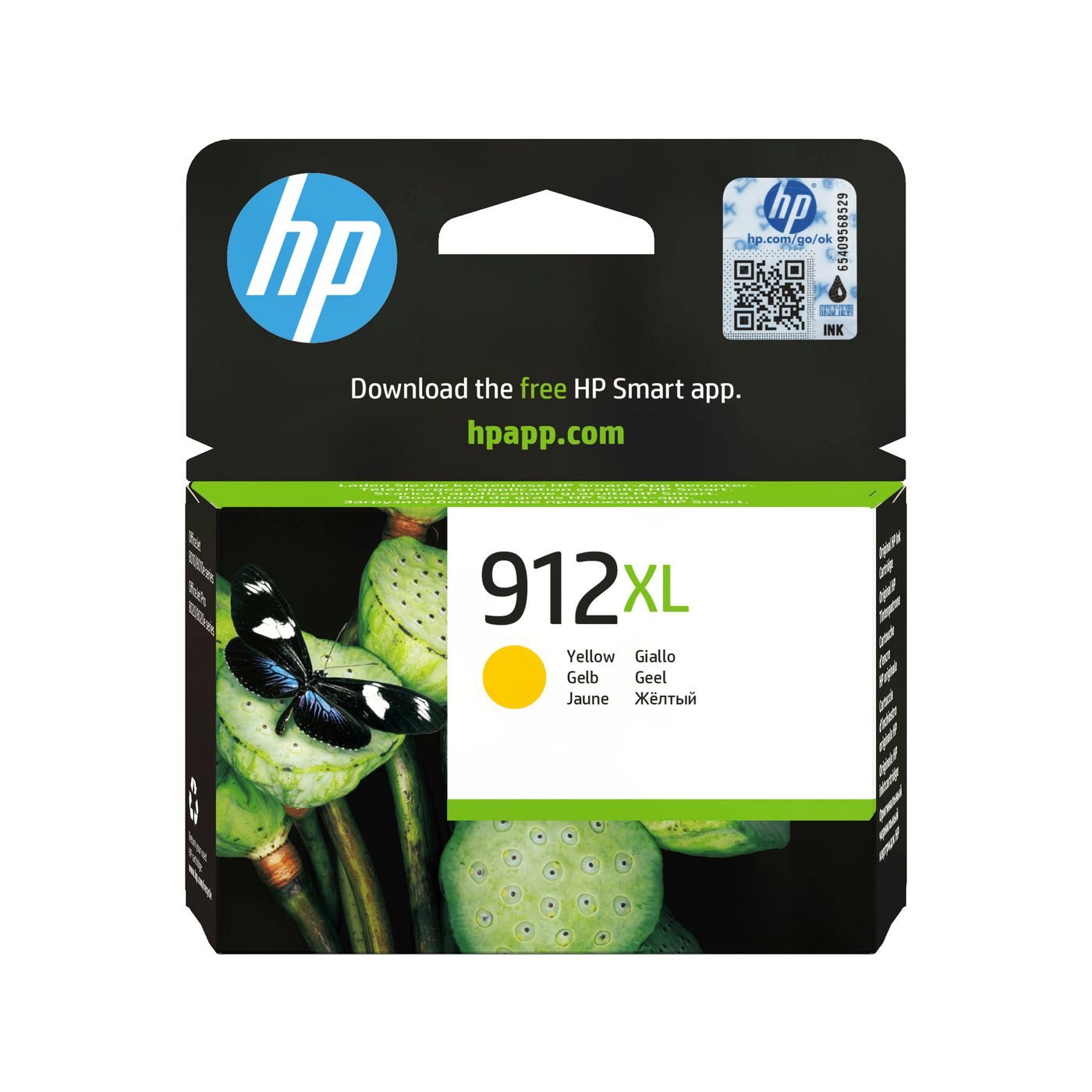HP 912XL Gelbe Tintenpatrone (Original) – 700 Seiten – für HP 912