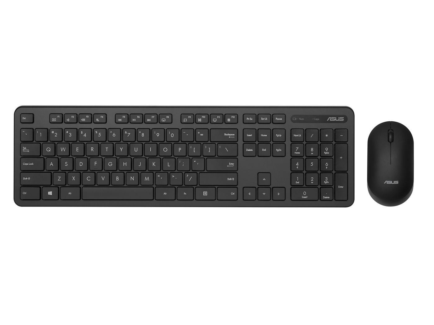 ASUS CW100 – Tastatur-Maus-Set 100% – Membran – 2,4 GHz – Schwarz