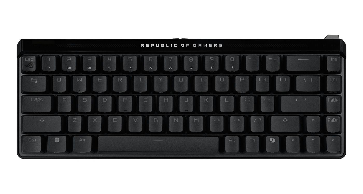 ASUS ROG Falchion Ace – Gaming-Tastatur 65% – Mechanisch (ROG HFX), Kabelgebunden USB-C, RGB, Schwarz