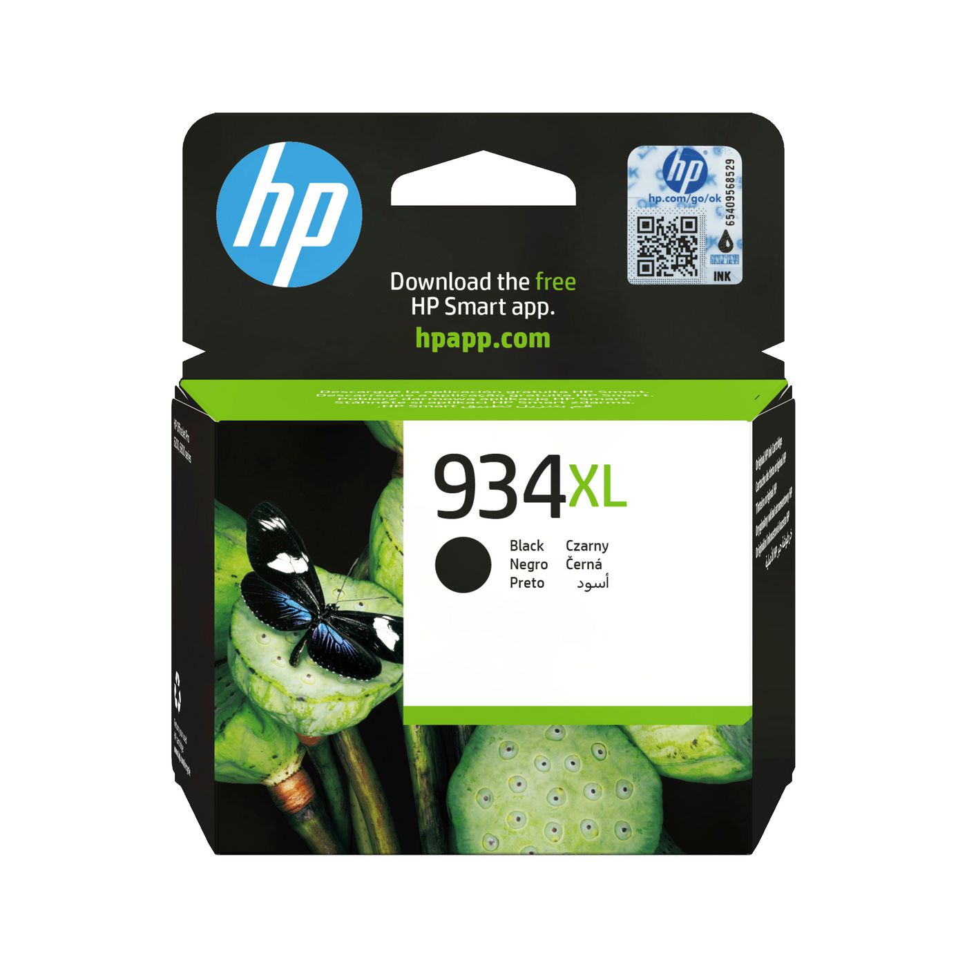 HP 934XL Schwarz Tintenpatrone (Original) – 1'000 Seiten – für HP OfficeJet 6820, OfficeJet Pro 6230 – C2P23AE