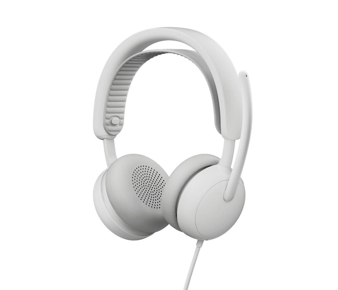 Logitech 981-001621 Over-Ear Kopfhörer – Kabelgebunden, Weiss
