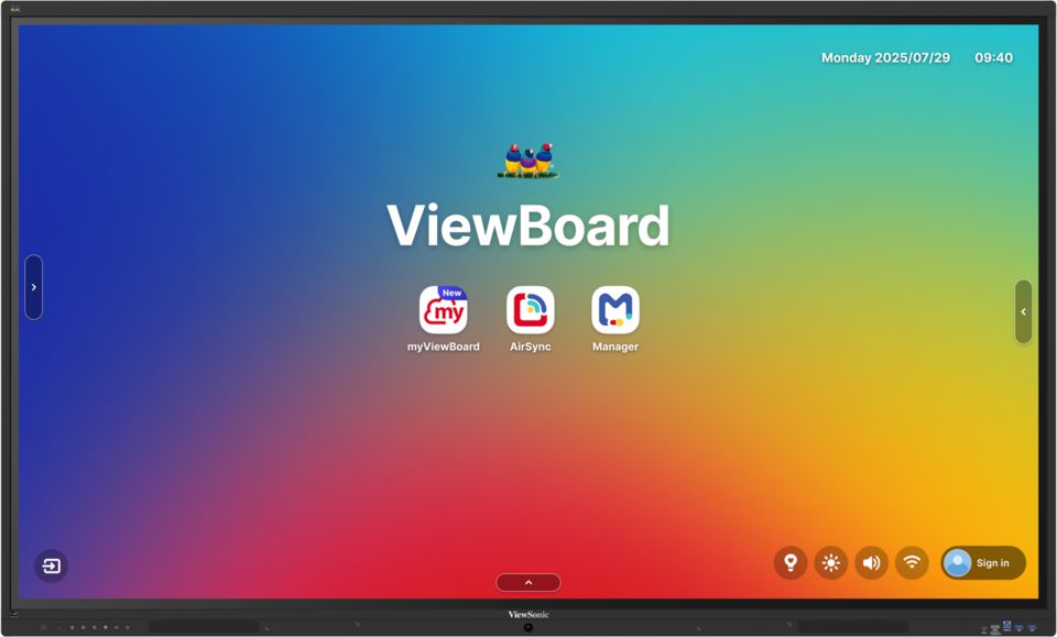 Viewsonic IFP7541-1-1C – 75" Touch, 3840 × 2160 (4K)