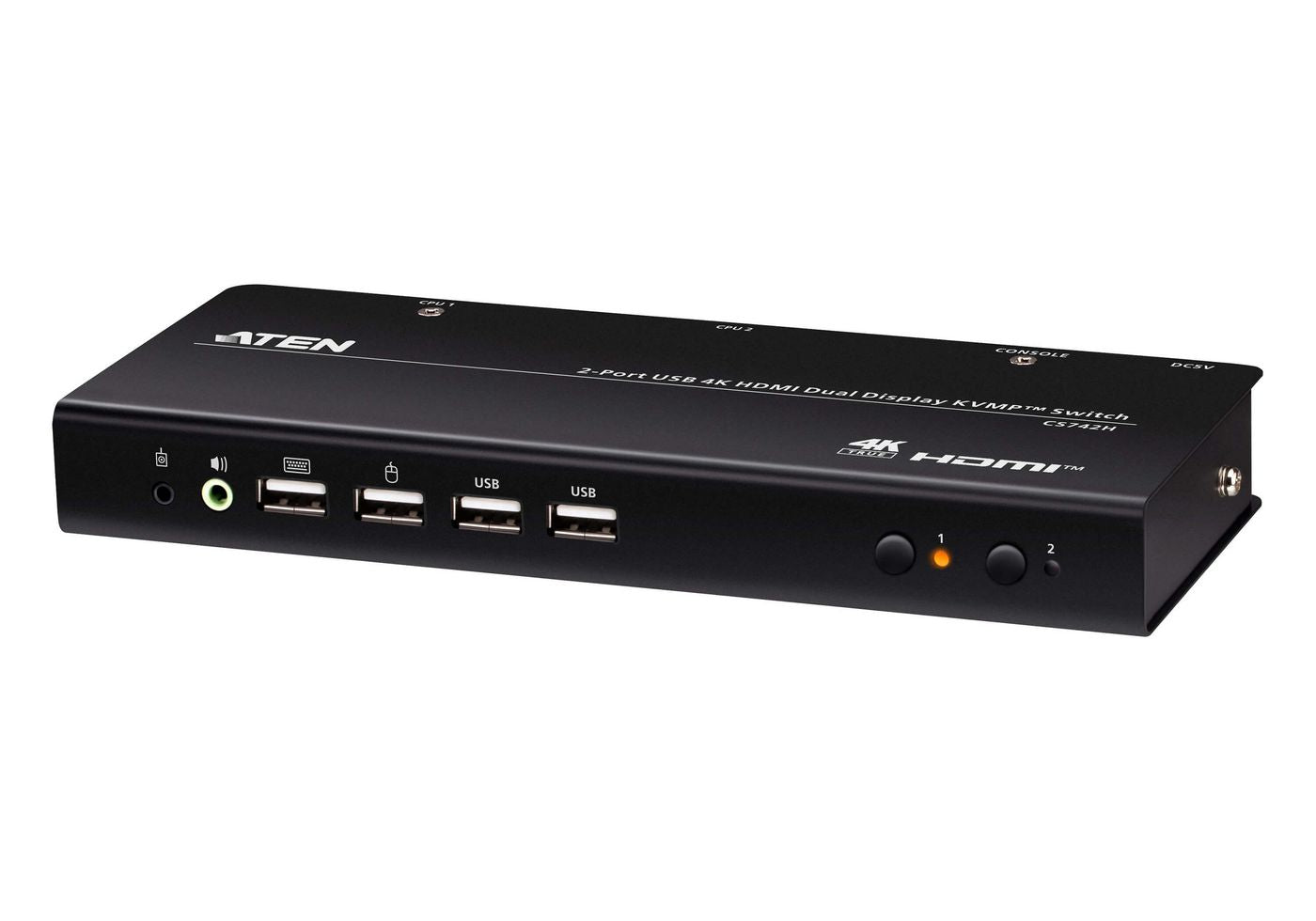 ATEN CS742H Geräte-Dock – USB-A, 2× HDMI, für Windows/Mac/Linux