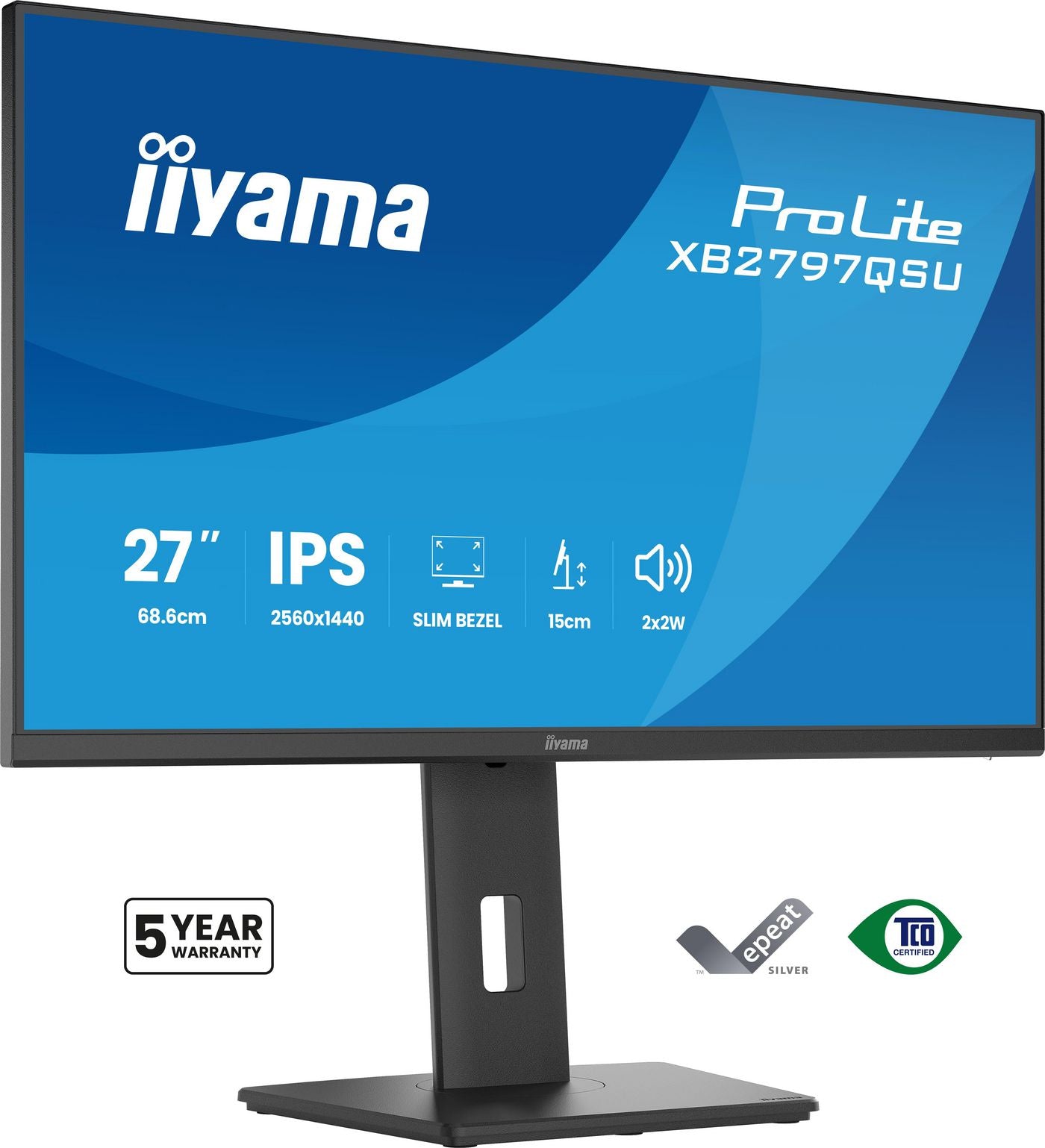 iiyama 27", 2560 × 1440 (WQHD)