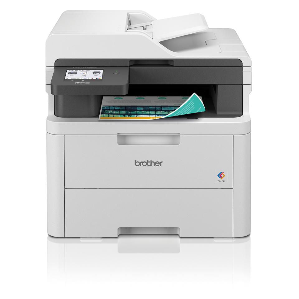 Brother MFC-L3740CDW – Farblaser-Multifunktionsdrucker, A4, 4-in-1, Duplex, ADF, WLAN/LAN, Touchscreen