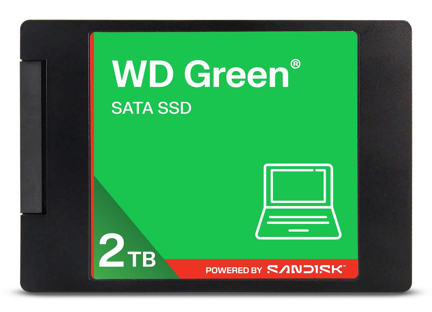 Western Digital WDS100T5G0A – 2 TB 2,5" SATA SSD – 545 MB/s, 3D NAND