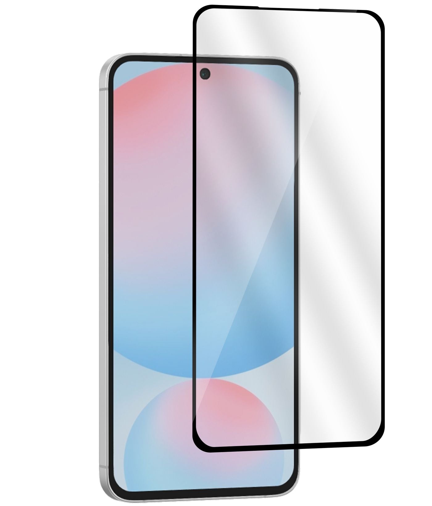 eSTUFF Displayschutz (Panzerglas), Full Cover – für Galaxy S24 FE