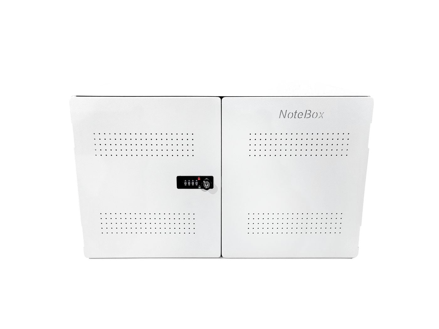 Leba NoteBox Phones 20 – Lade-Wandschrank für 20 Smartphones, weiss