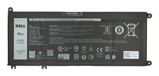 DELL Notebook-Akku – für Dell Notebooks – 56 Wh, 4 Zellen