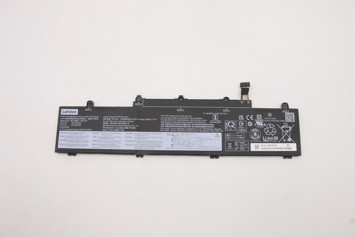Lenovo Notebook-Akku – für Lenovo Notebooks – 11,1 V, 3 Zellen