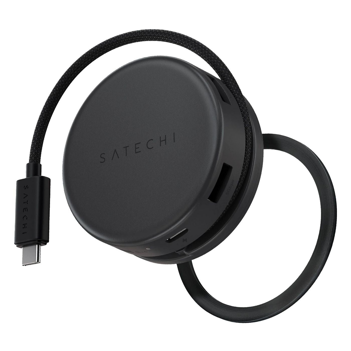 Satechi OntheGo Multiport-Adapter – USB-C, DP/HDMI, USB-A, 100 W PD, GbE, für Windows/Mac/ChromeOS