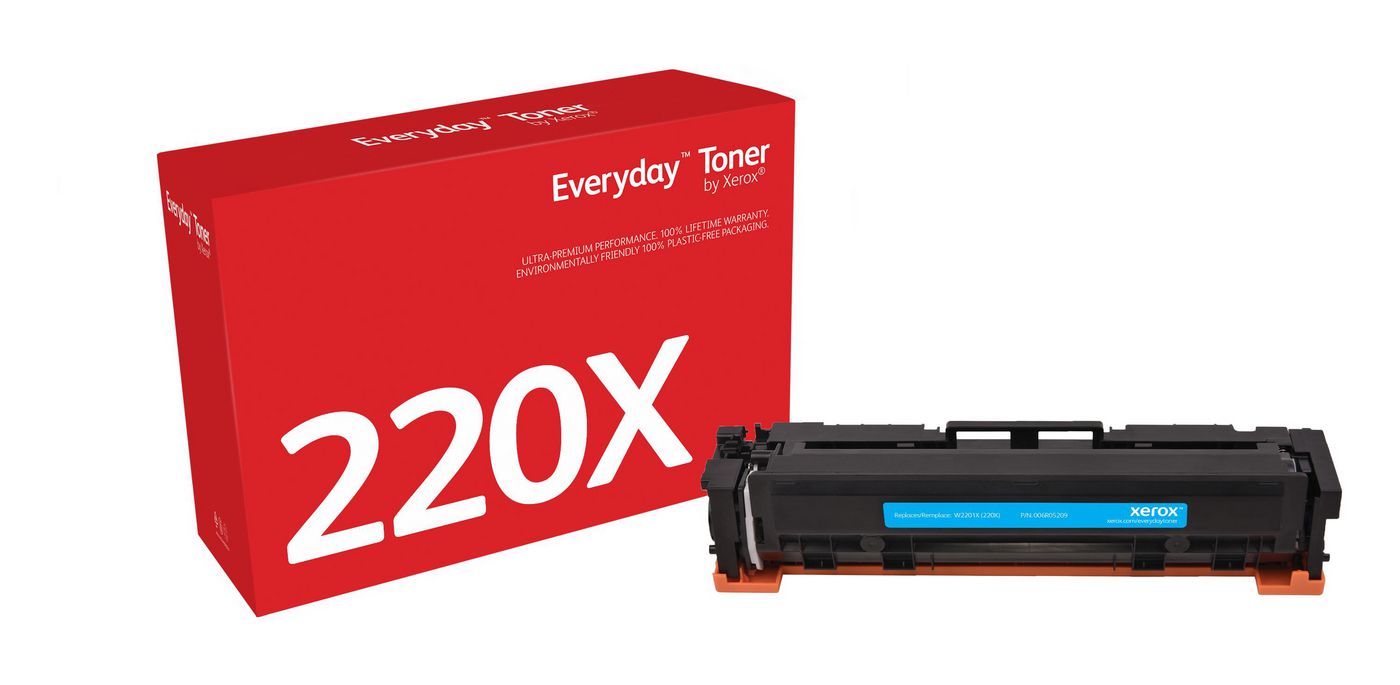 Xerox 220X (W2201X) Cyan Toner – Kompatibel XL – für HP 220X
