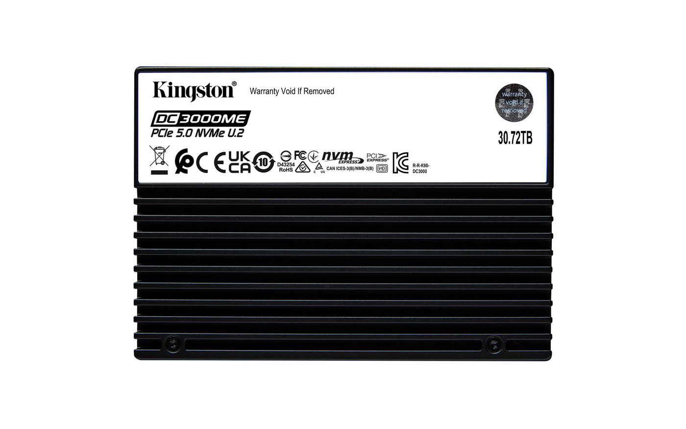 Kingston Technology Kingston DC3000ME – 30 TB Enterprise SSD, 14000/9700 MB/s, 3D eTLC – für U.2 NVMe, PCIe 5.0