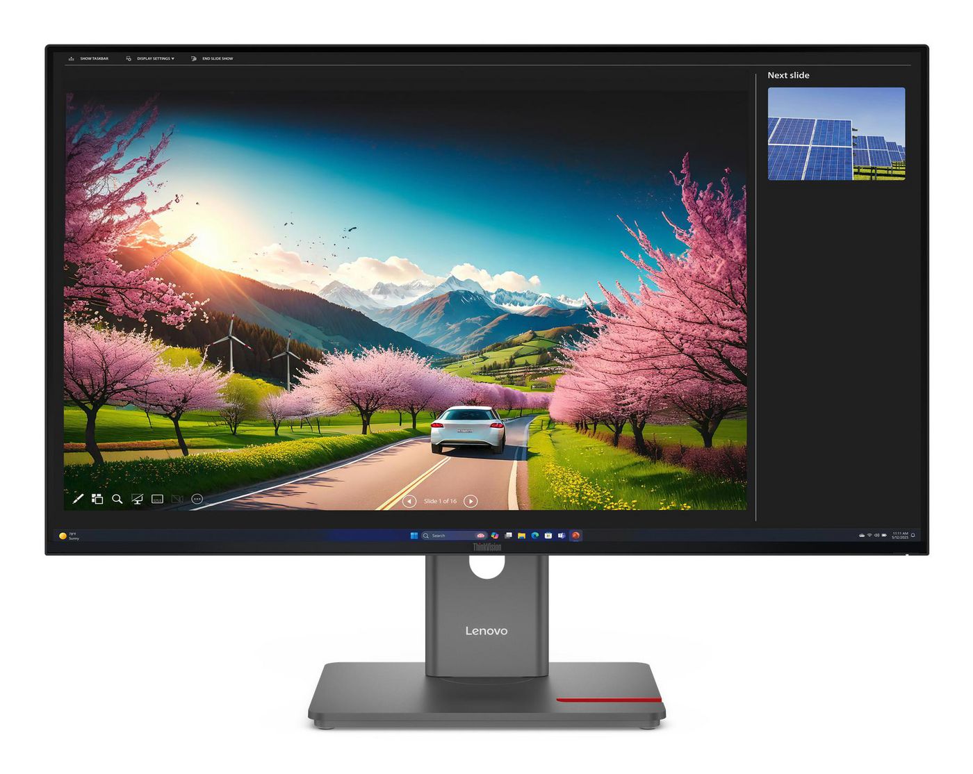 Lenovo ThinkVision P32Ud-40 – 31,5", 3840 × 2160 (4K), IPS, 120 Hz, USB-C 140 W, LAN, HDR10