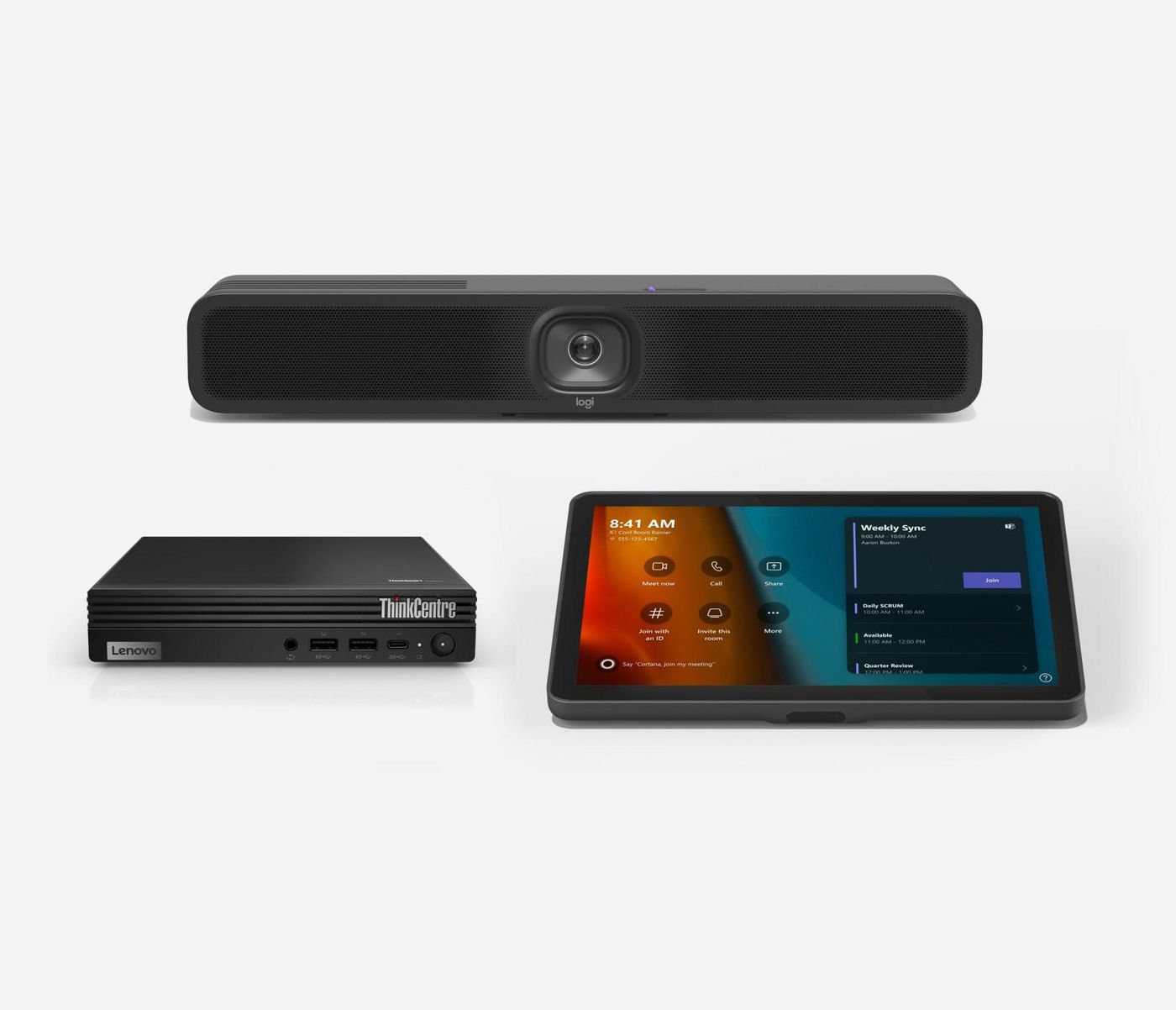 Logitech Entry-Level Small Room – Videokonferenzsystem – für Microsoft Teams Rooms (MTR)