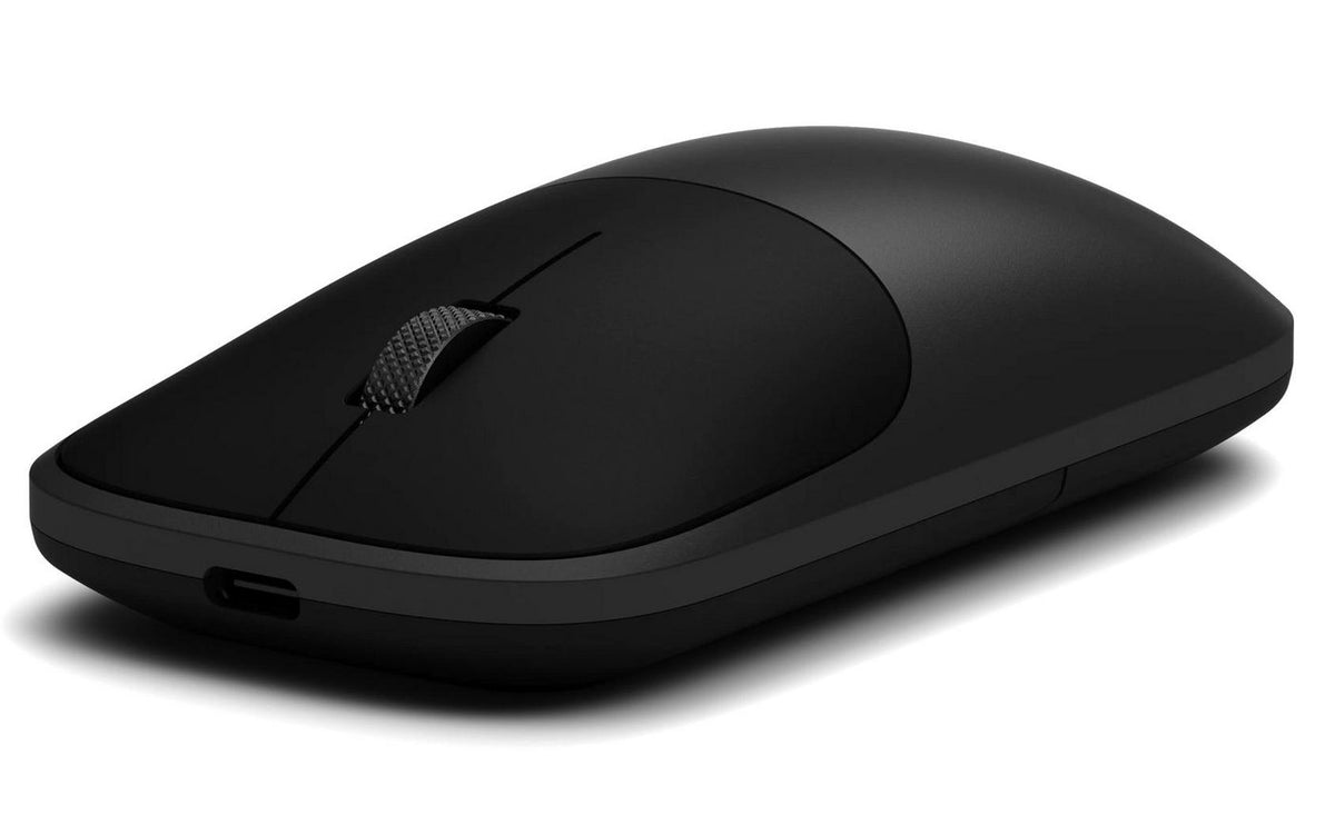 Satechi Slim Ex Mouse Travel – Maus – Kabellos (Bluetooth/2,4 GHz), beidhändig, Schwarz