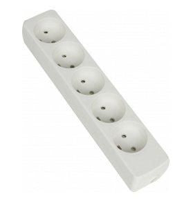 Microconnect Steckdosenleiste, 5× dänisch, ohne Kabel