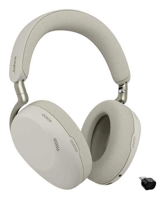 Jabra Evolve3 85 Office-Headset – Over-Ear, Stereo, BT, UC-optimiert, mit USB-C-Dongle, Graphit