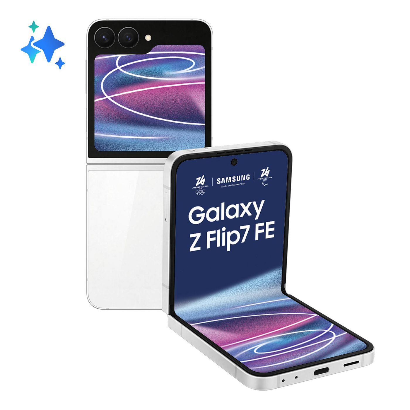 Samsung Galaxy Z Flip7 FE – 6,7" – 256 GB – Weiss