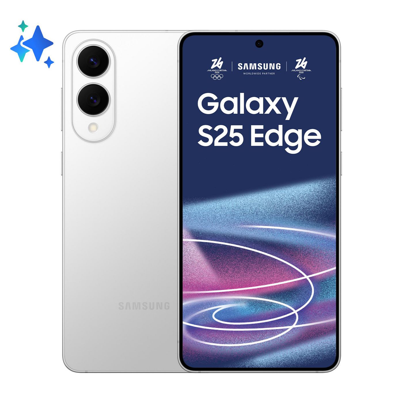 Samsung Galaxy S25 Edge – 6,7" – 256 GB – Titan Silber