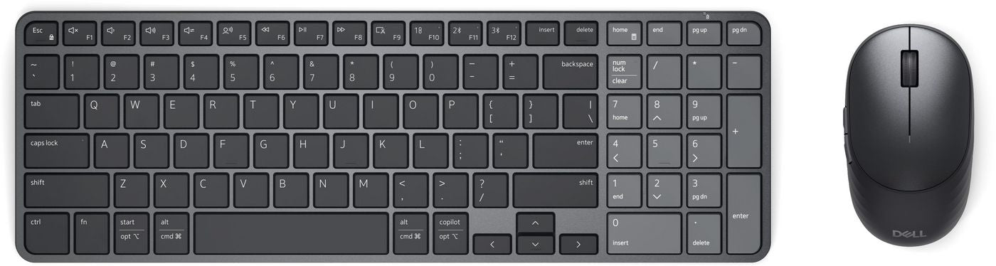 DELL Pro 7 Wiederaufladbares Kompaktes – Tastatur-Maus-Set – QWERTY (US-INT) – Wiederaufladbar
