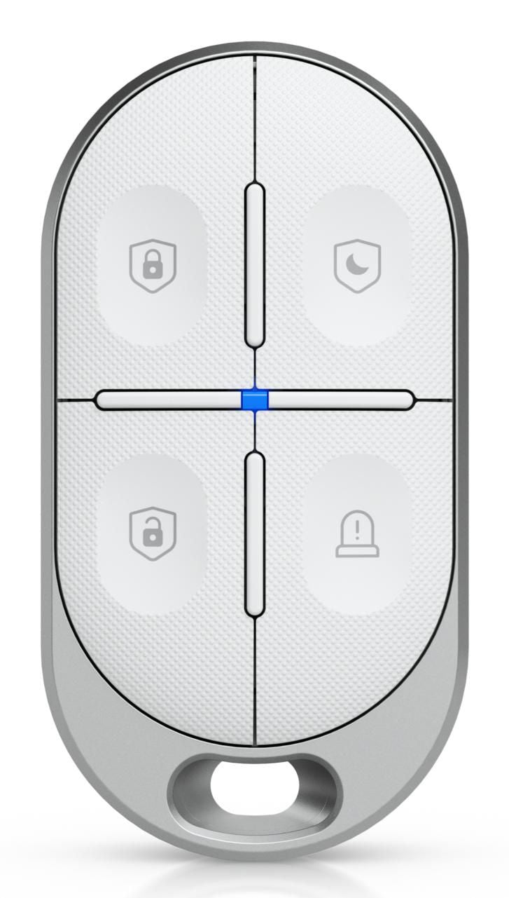 Ubiquiti SuperLink Schlüsselanhänger – Fernbedienung – 6 Tasten, CR2450, 2'000 m Reichweite – für SuperLink Gateway