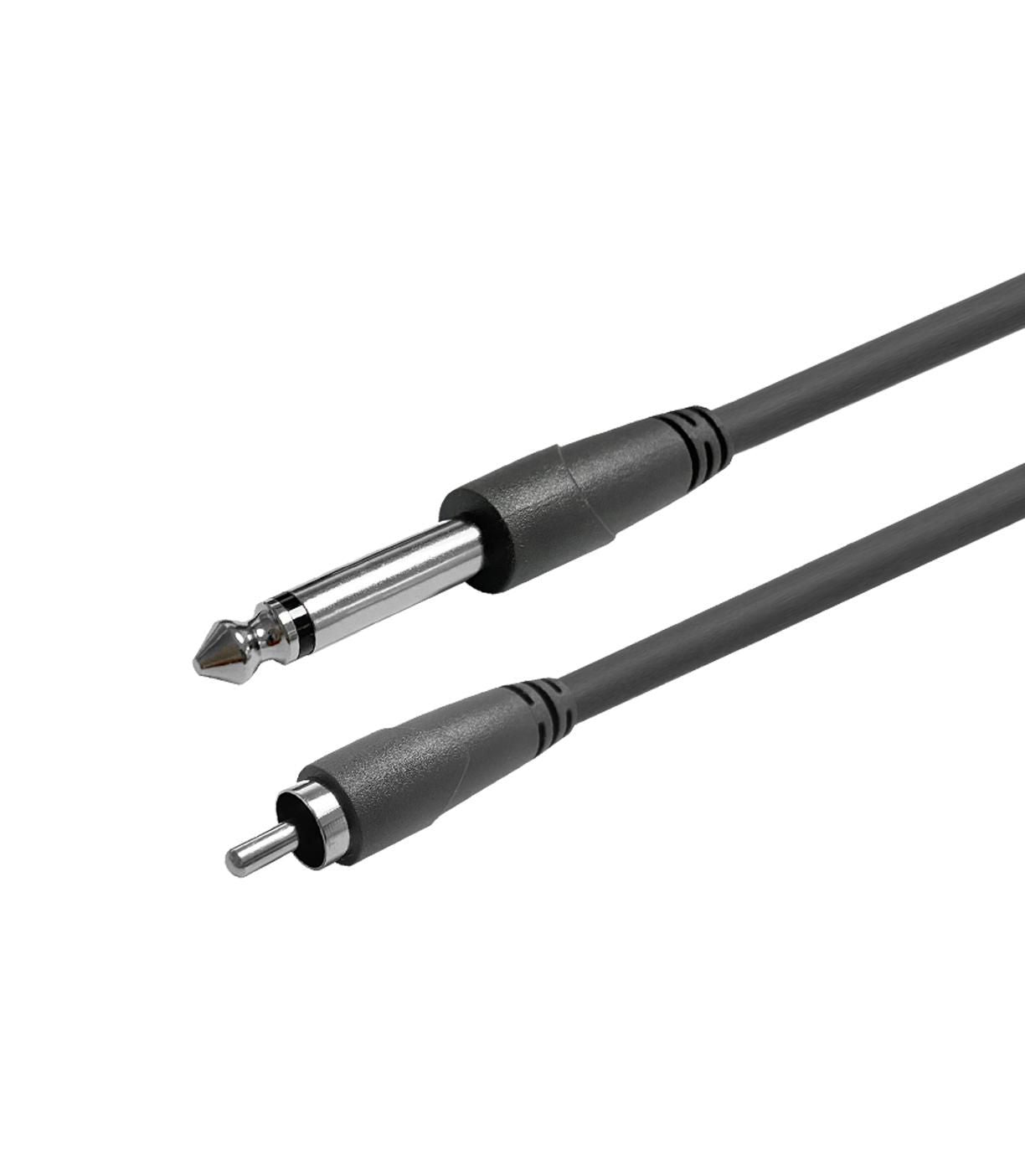 Vivolink 6,3 mm Klinkenkabel – 6,3 mm Klinke Stecker zu Cinch Stecker – 3 m