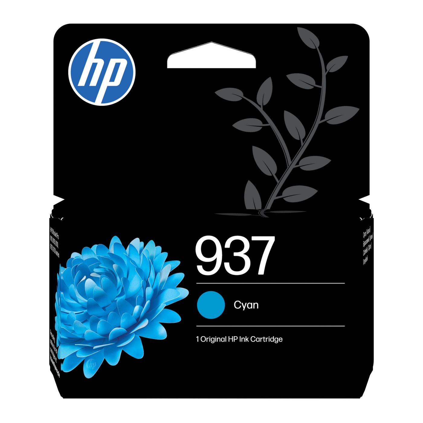 HP 937 Cyan Tintenpatrone (Original) – 800 Seiten – für HP OfficeJet Pro 9120/9130, OfficeJet 9720