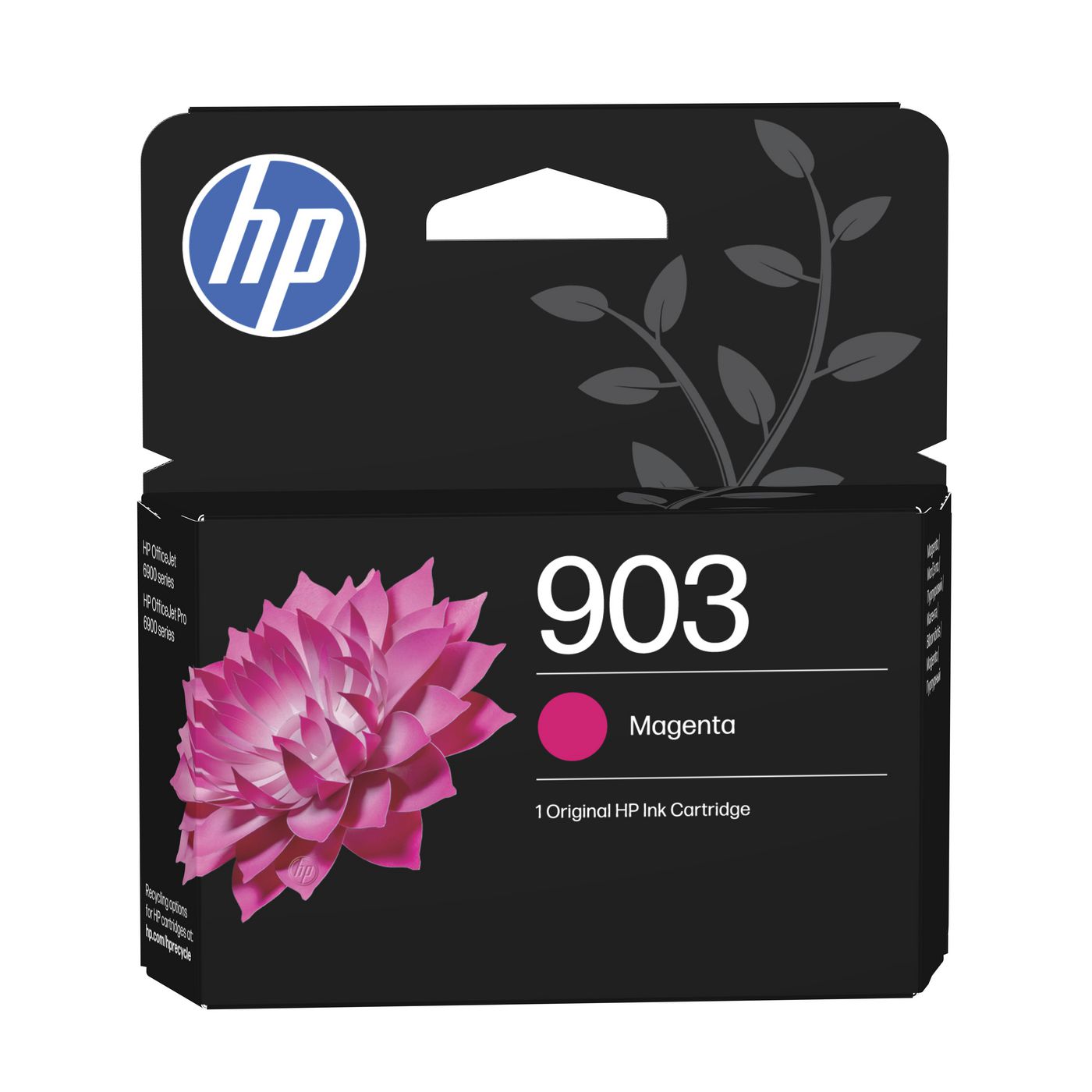 HP 903 Magenta Tintenpatrone (Original) – 315 Seiten – für OfficeJet 6950, OfficeJet Pro 6974 – T6L91AE