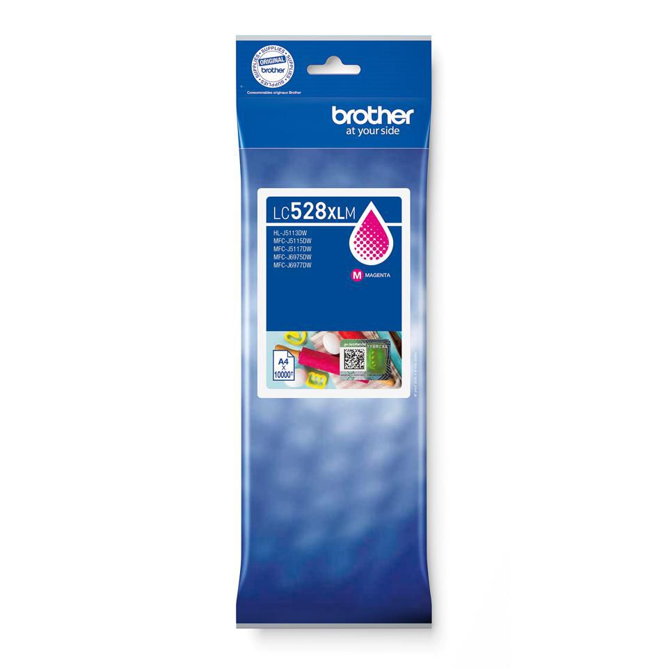 Brother Magenta Tintenpatrone (Original) – 10'000 Seiten – für Brother MFC-J6975DW/MFC-J6977DW