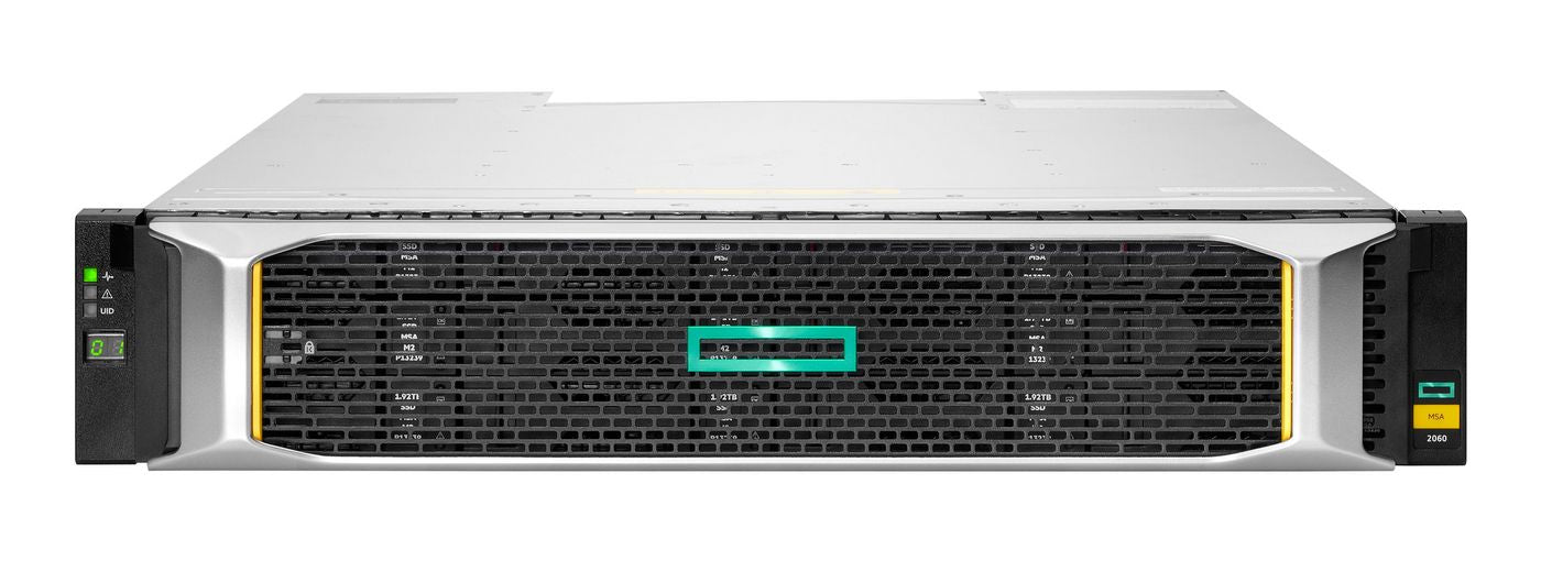 HPE MSA 2060 LFF – 12-Bay Rack 2U SAN – 2×12 Gb/s SAS Controller, für 3,5" HDD/SSD, SAS