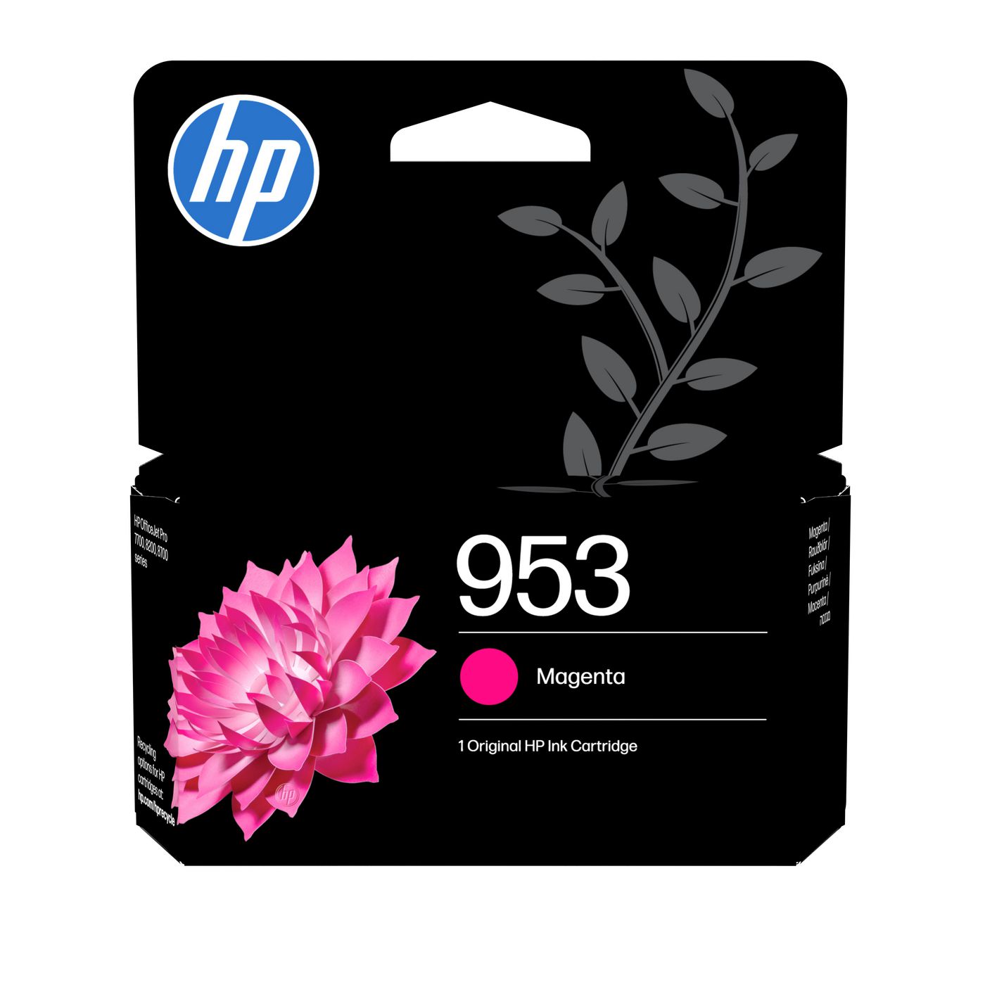 HP 953 Magenta Tintenpatrone (Original) – 630 Seiten – für HP OfficeJet Pro 7720/7730/7740, 8210, 8720/8730