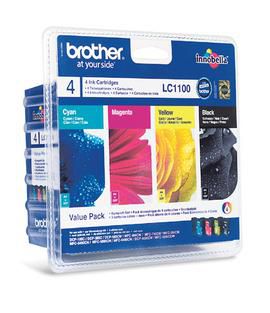 Brother Tintenpatronen-Multipack, Schwarz/Cyan/Magenta/Gelb (Original) – für DCP-6690CW, MFC-5890CN/5895CW …