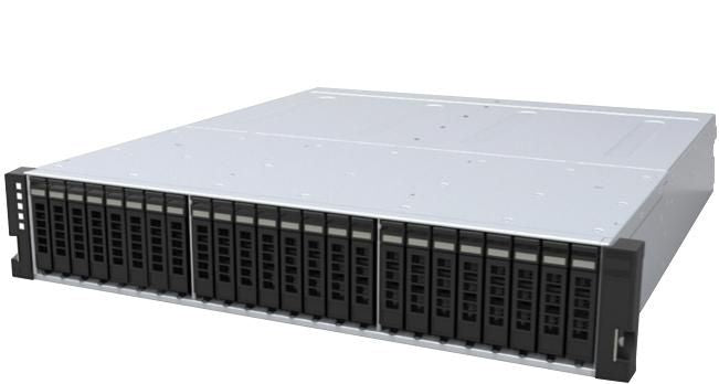 Western Digital 1ES0240 – 24-Bay Rack 2U SAN – 46,08 TB SSD vorinstalliert, für 2,5" SSD, SATA