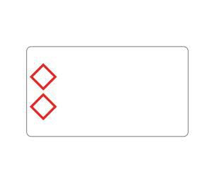 Brother Rollenetiketten – rechteckig 155 × 105 mm, weiss/rot, Rolle mit 200 Etiketten