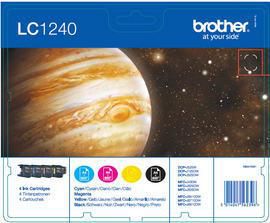 Brother Tintenpatronen-Multipack, Schwarz/Cyan/Magenta/Gelb (Original) – für MFC-J6510DW/J6910DW