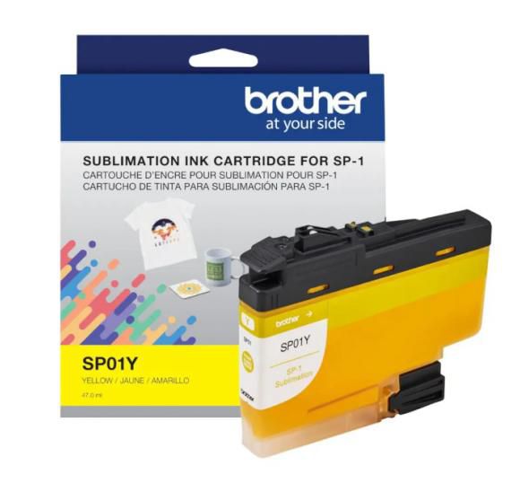 Brother SP01Y Gelbe Tintenpatrone (Original) – 47 ml – für SP1