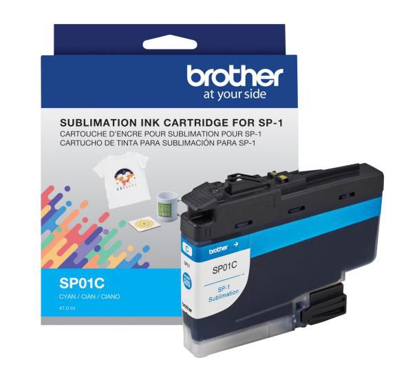 Brother SP01C Cyan Tintenpatrone (Original) – 47 ml – für Brother SP1