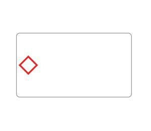 Brother Etiketten für Preisauszeichner – rechteckig 110 × 75 mm, weiss, rot, Rolle mit 270 Etiketten
