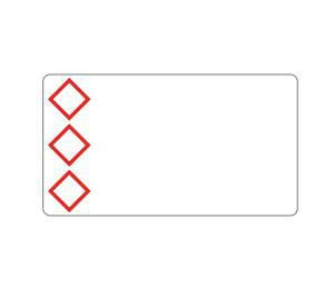 Brother LTZ12105F3PI – Etiketten (Rolle) 155 × 105 mm – weiss, rot – 200 Etiketten/Rolle