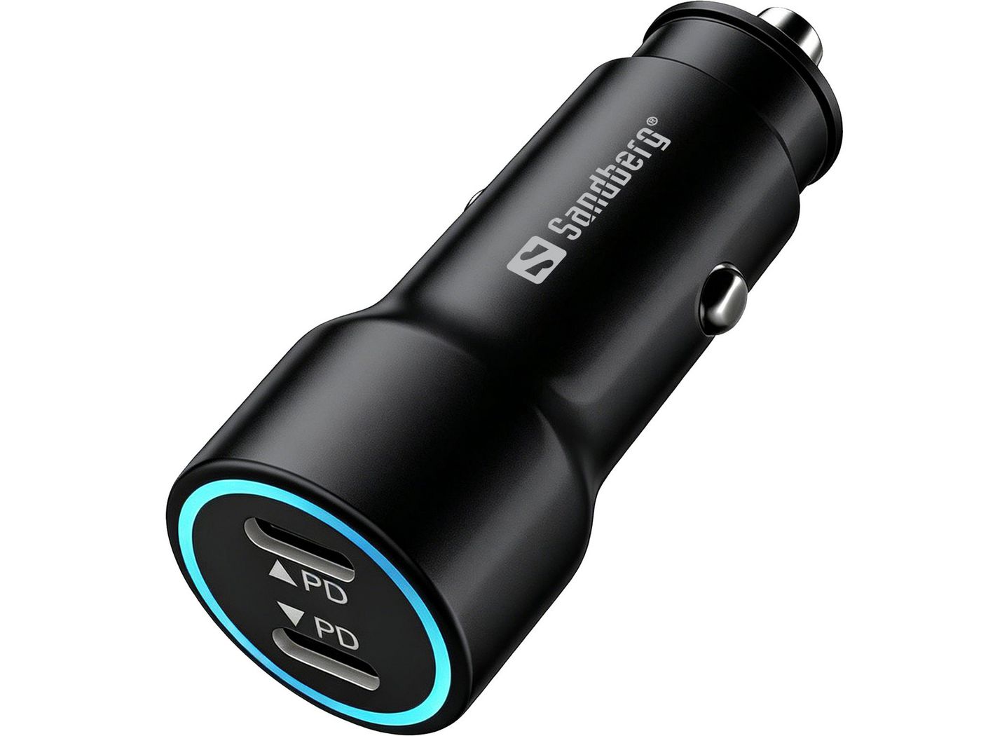 Sandberg 340-41 Auto-Ladegerät 40 W – USB-C×2 – PD – für 12–24 V Fahrzeuge