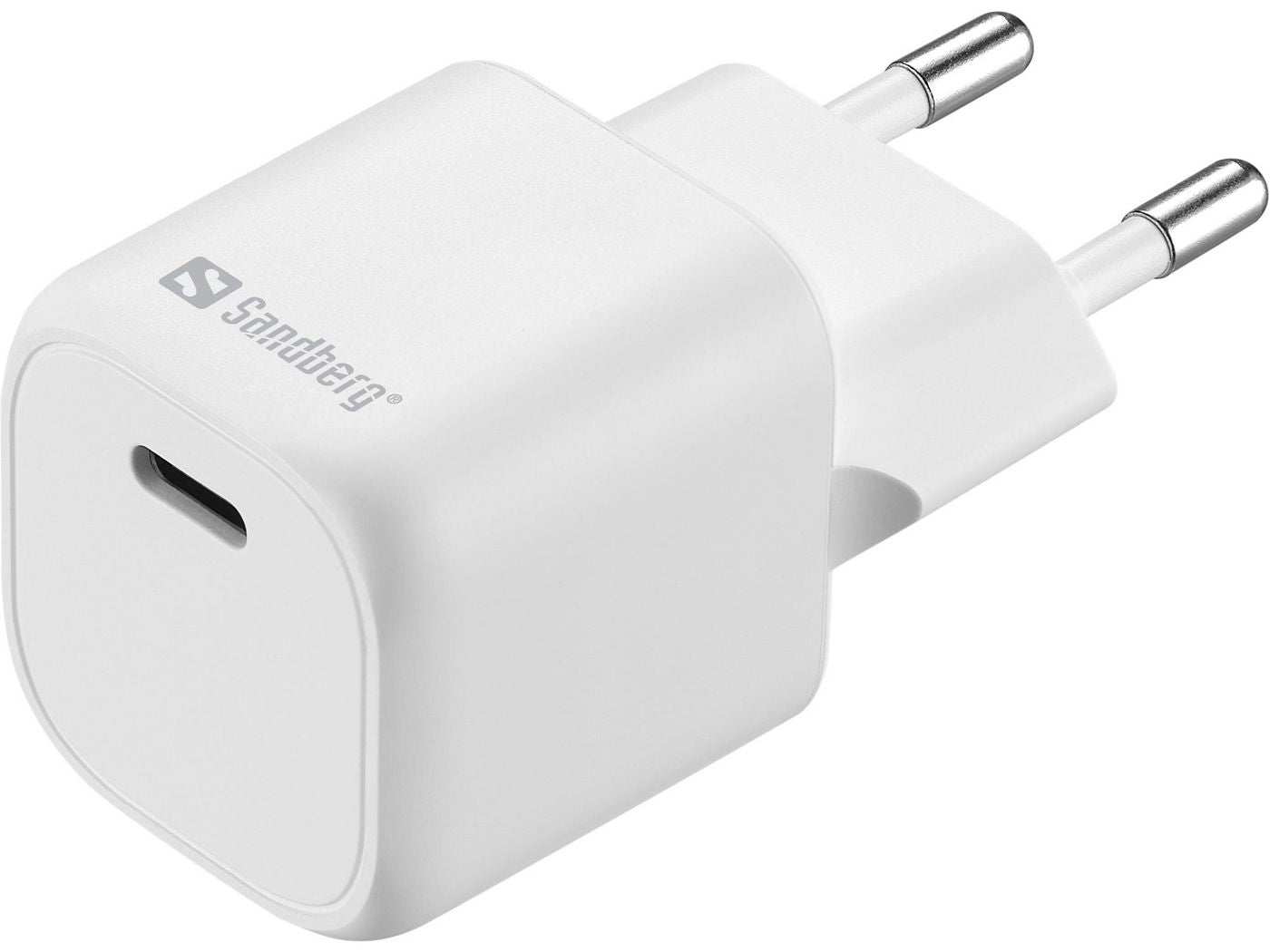 Sandberg 441-80 USB-Ladegerät 30 W – USB-C×1 – PD – EU-Stecker (Typ C)