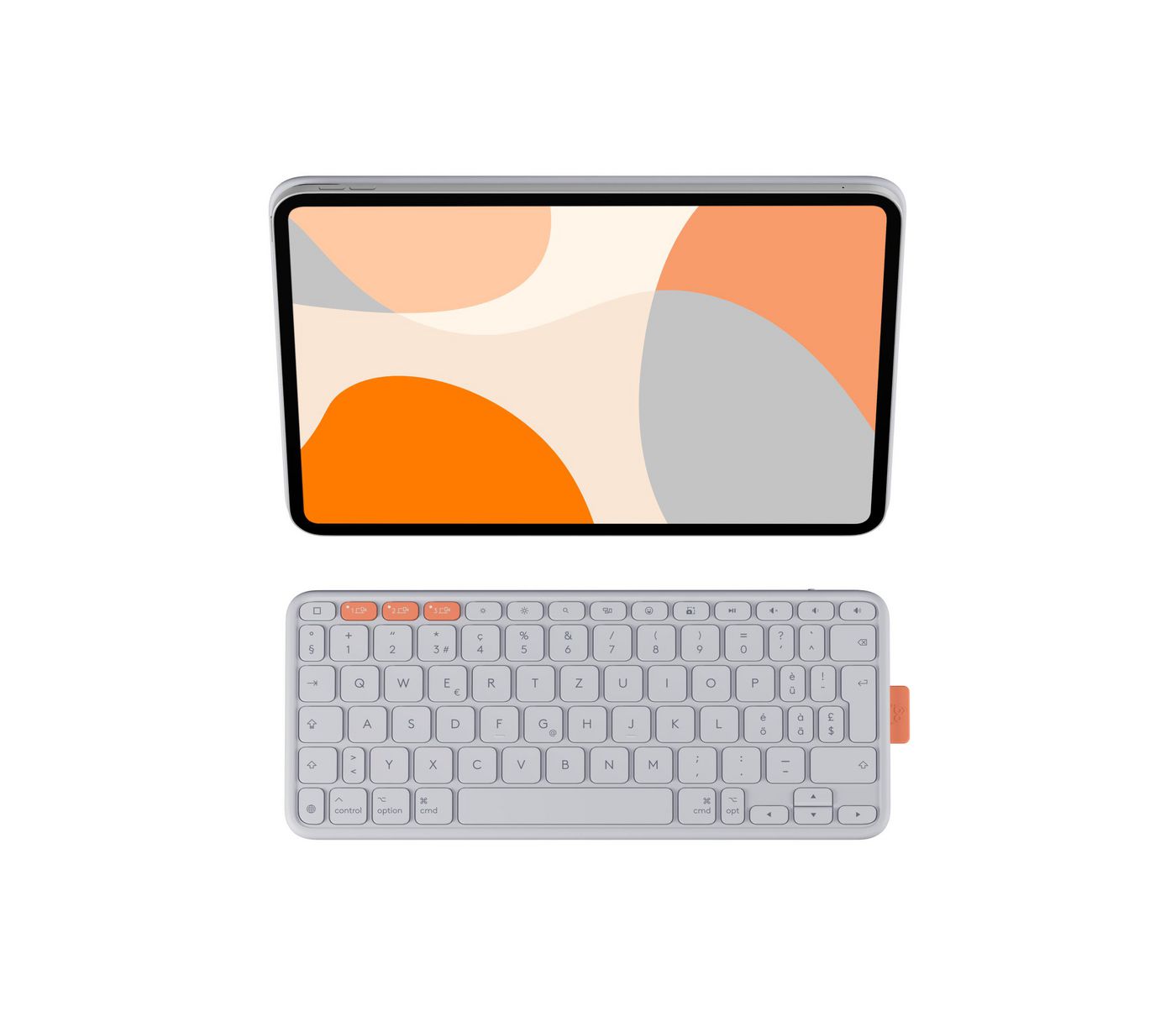 Logitech Flip Folio – Tastatur – Bluetooth – QWERTZ (CH) – Grau