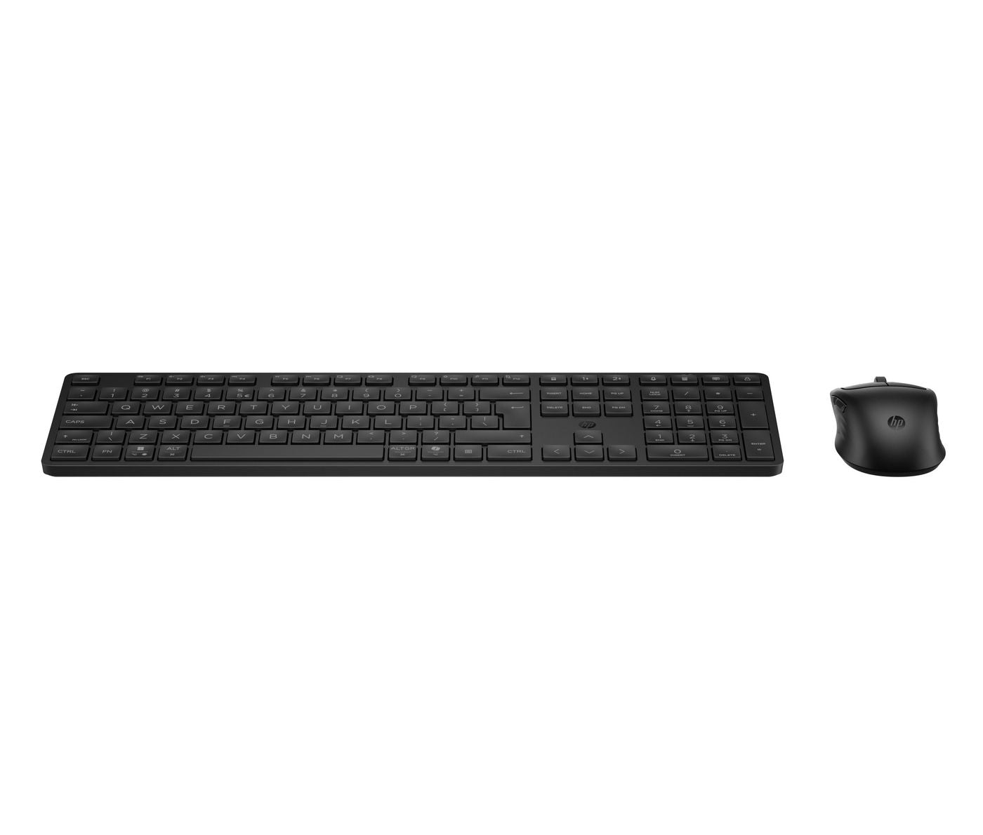 HP 495C – Tastatur-Maus-Set – Bluetooth & 2,4 GHz (USB-A Empfänger) – Leise Tasten – Schwarz